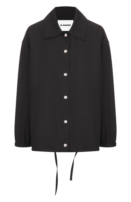 Хлопковая куртка Jil Sander J04AM0001-J45026 Чёрный J04AM0001-J45026