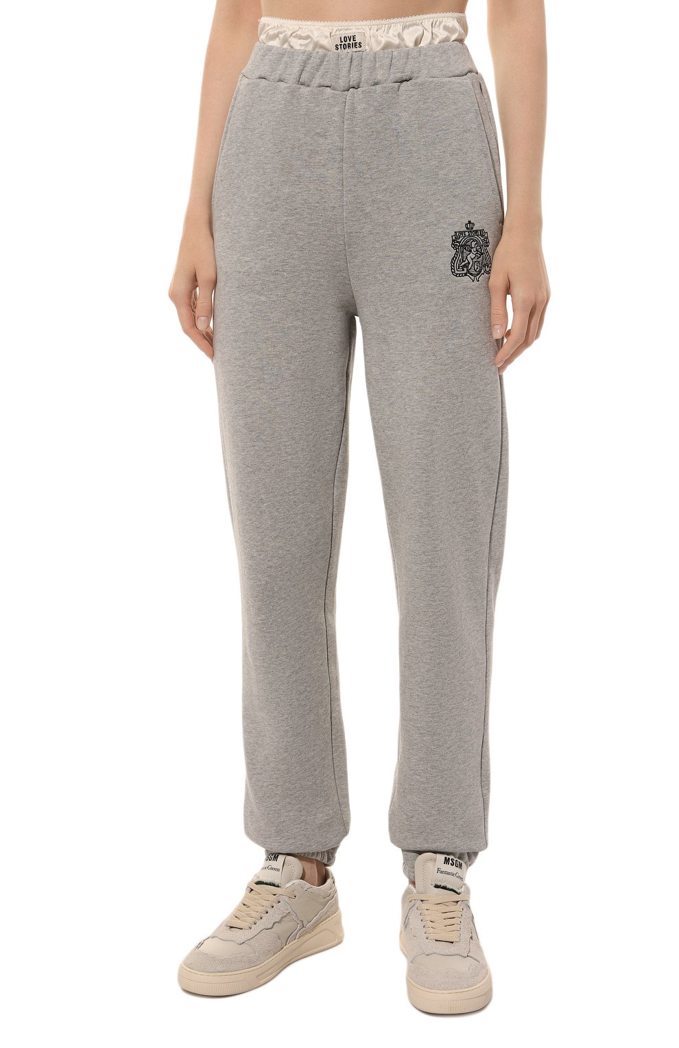 Хлопковые джоггеры LOVE STORIES, арт. L2443214-980, фото 3