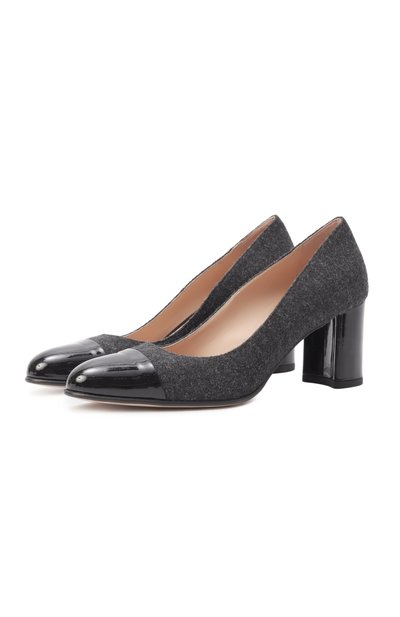 Женские комбинированные туфли KITON, арт. D60835K0523H02