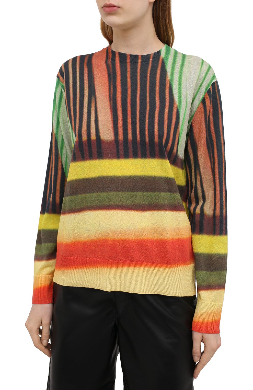 Хлопковый пуловер DRIES VAN NOTEN, арт. 211-31204-2708, фото 3