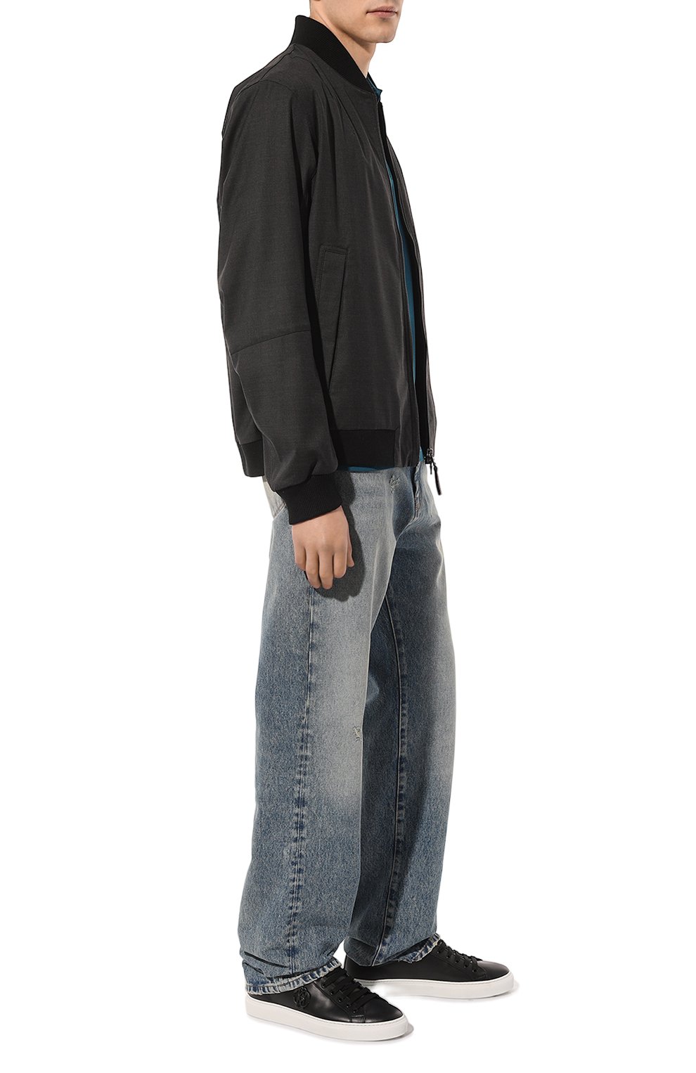 Кожаные кеды ROBERTO CAVALLI, арт. 20719 D, фото 2