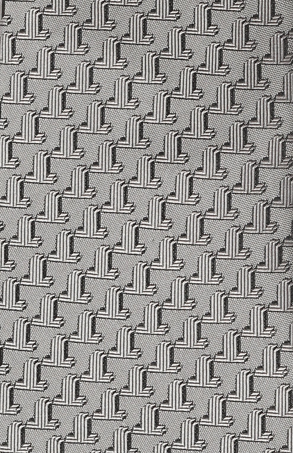 Шелковый галстук LANVIN серого цвета по цене 15400 руб., арт. 3103/TIE, фото 4 Шелковый галстук LANVIN, арт. 3103/TIE, фото 4