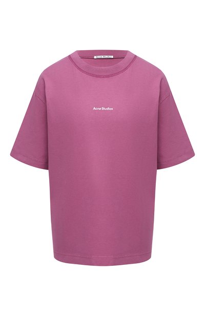Женская хлопковая футболка ACNE STUDIOS, арт. AL0149