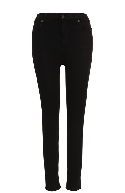 Укороченные джинсы-скинни CITIZENS OF HUMANITY черного цвета по цене 35000 руб., арт. 1487C-688, фото 1 Укороченные джинсы-скинни CITIZENS OF HUMANITY, арт. 1487C-688, фото 1