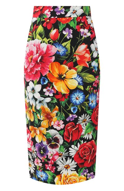 Женская юбка с принтом DOLCE & GABBANA, арт. F4BL4T/FSRK9