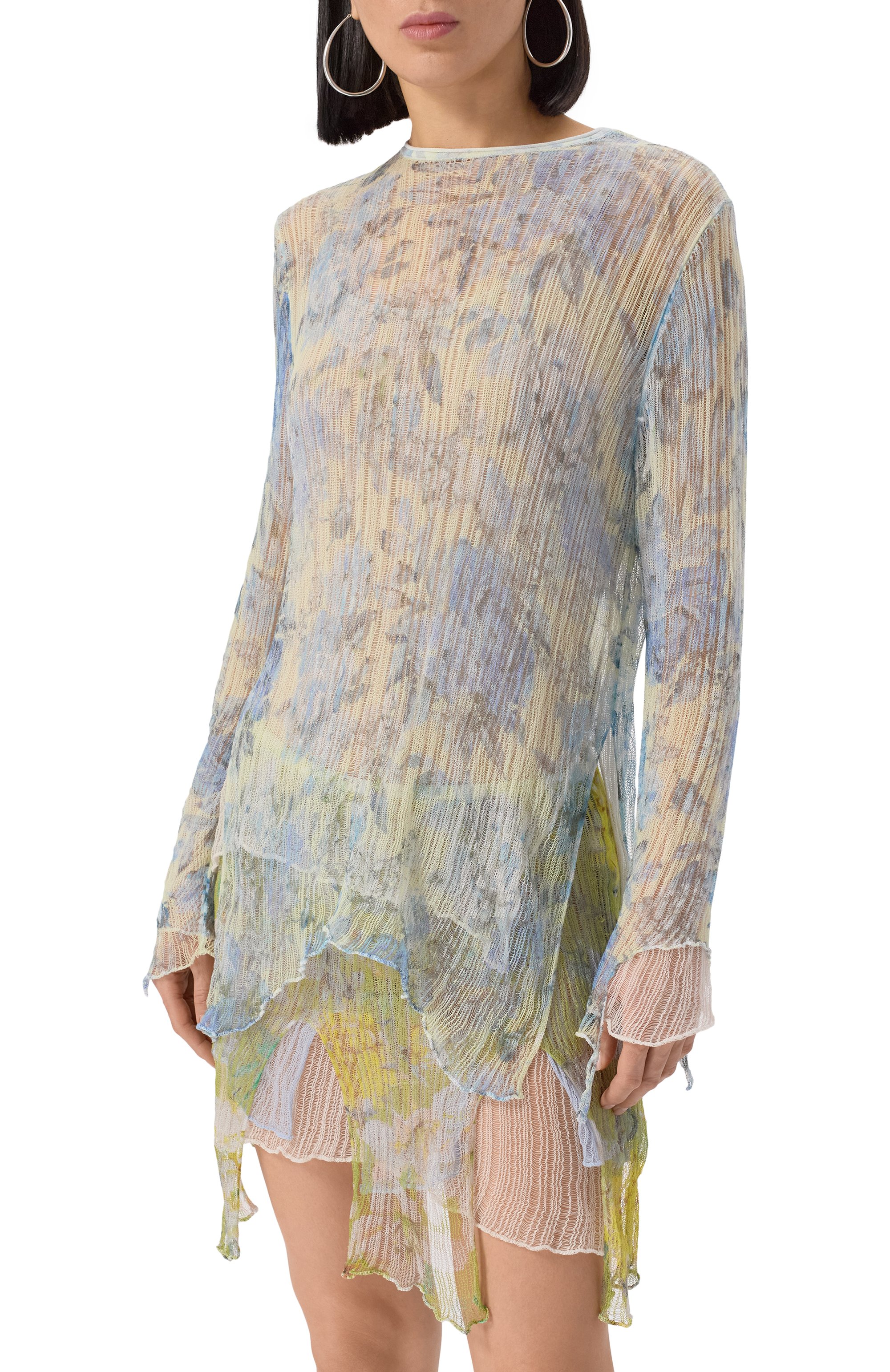 Хлопковый лонгслив DIESEL, арт. A18017/0AFBT, фото 3