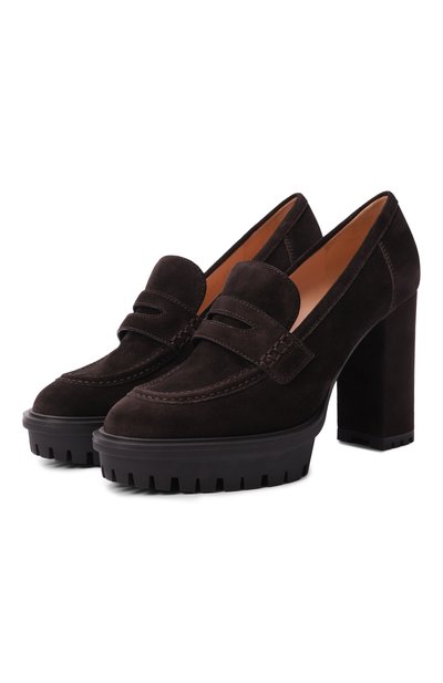 Женские замшевые туфли barry 70 GIANVITO ROSSI, арт. G25357.70RIC.SUEM0KA