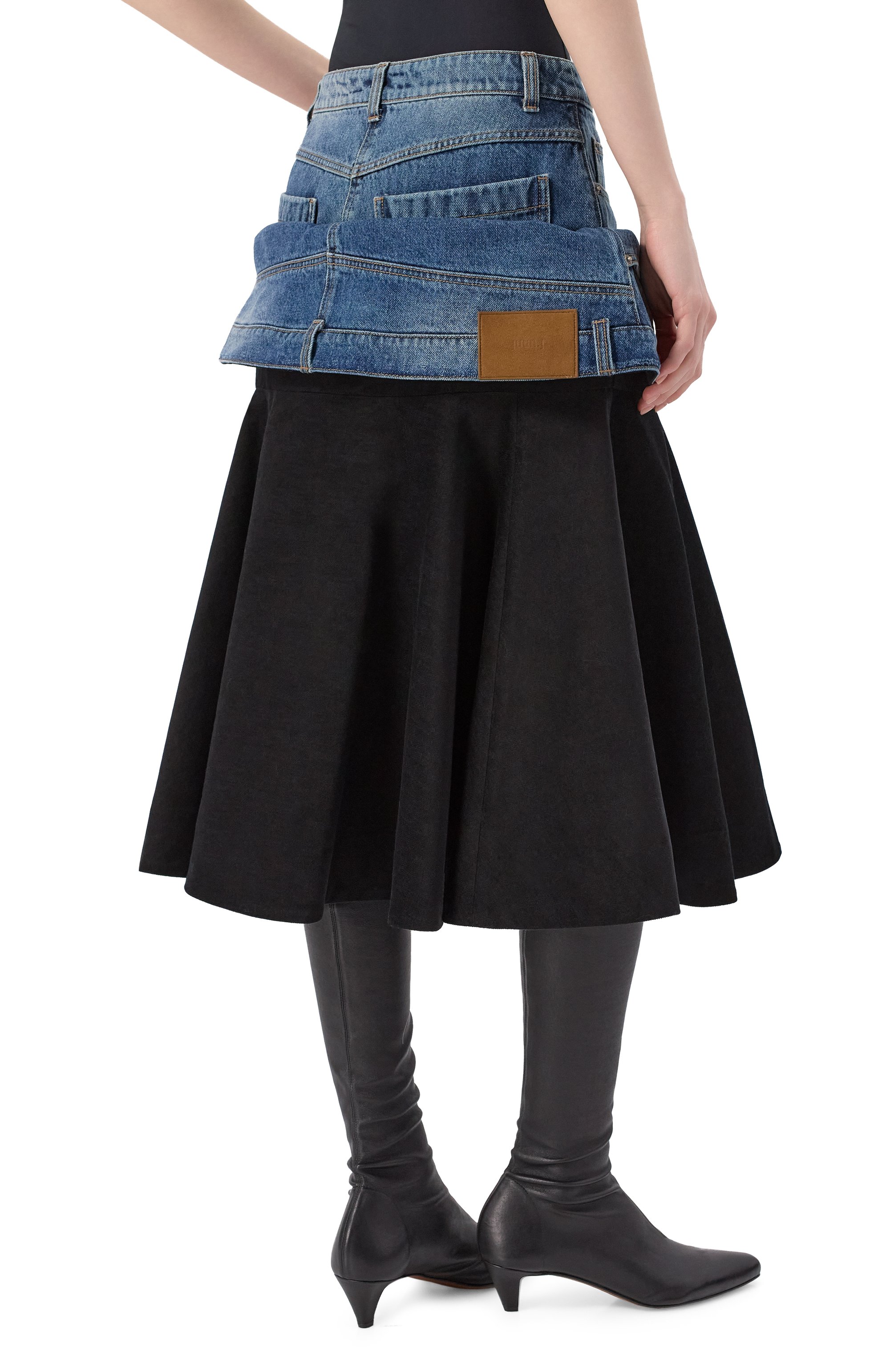 Комбинированная юбка JUUN.J, арт. JW5X27W06, фото 4