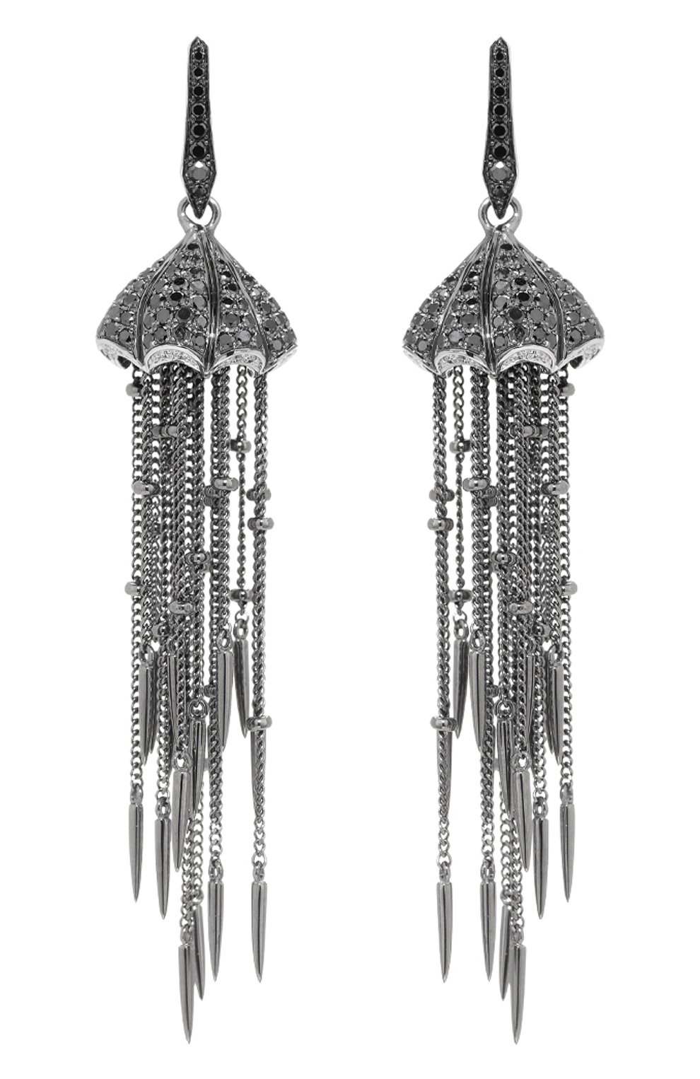 Серьги jellyfish STEPHEN WEBSTER бесцветного цвета по цене 1674000 руб., арт. 3012650001, фото 1 Серьги jellyfish STEPHEN WEBSTER, арт. 3012650001, фото 1