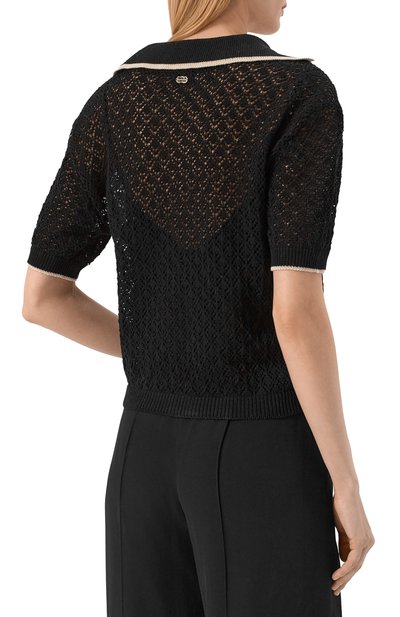 Хлопковое поло AGNONA, арт. K311055E/7C080PE, фото 4