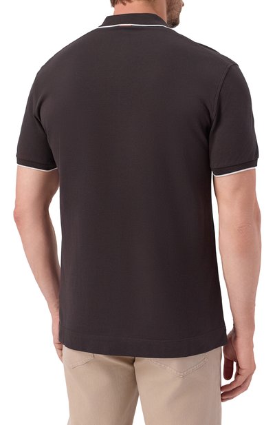 Хлопковое поло ZEGNA, арт. F746/UF358A9, фото 4