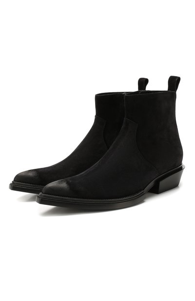 Замшевые казаки BALENCIAGA, арт. 579736/WA730, фото 1