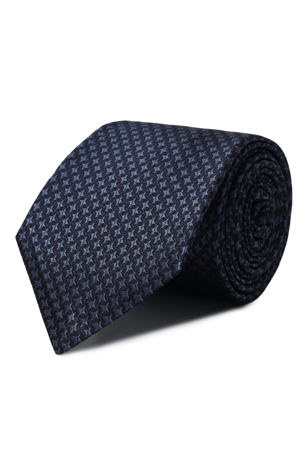 Шелковый галстук KITON синего цвета по цене 29950 руб., арт. UCRVKPC01L5902, фото 1 Шелковый галстук KITON, арт. UCRVKPC01L5902, фото 1