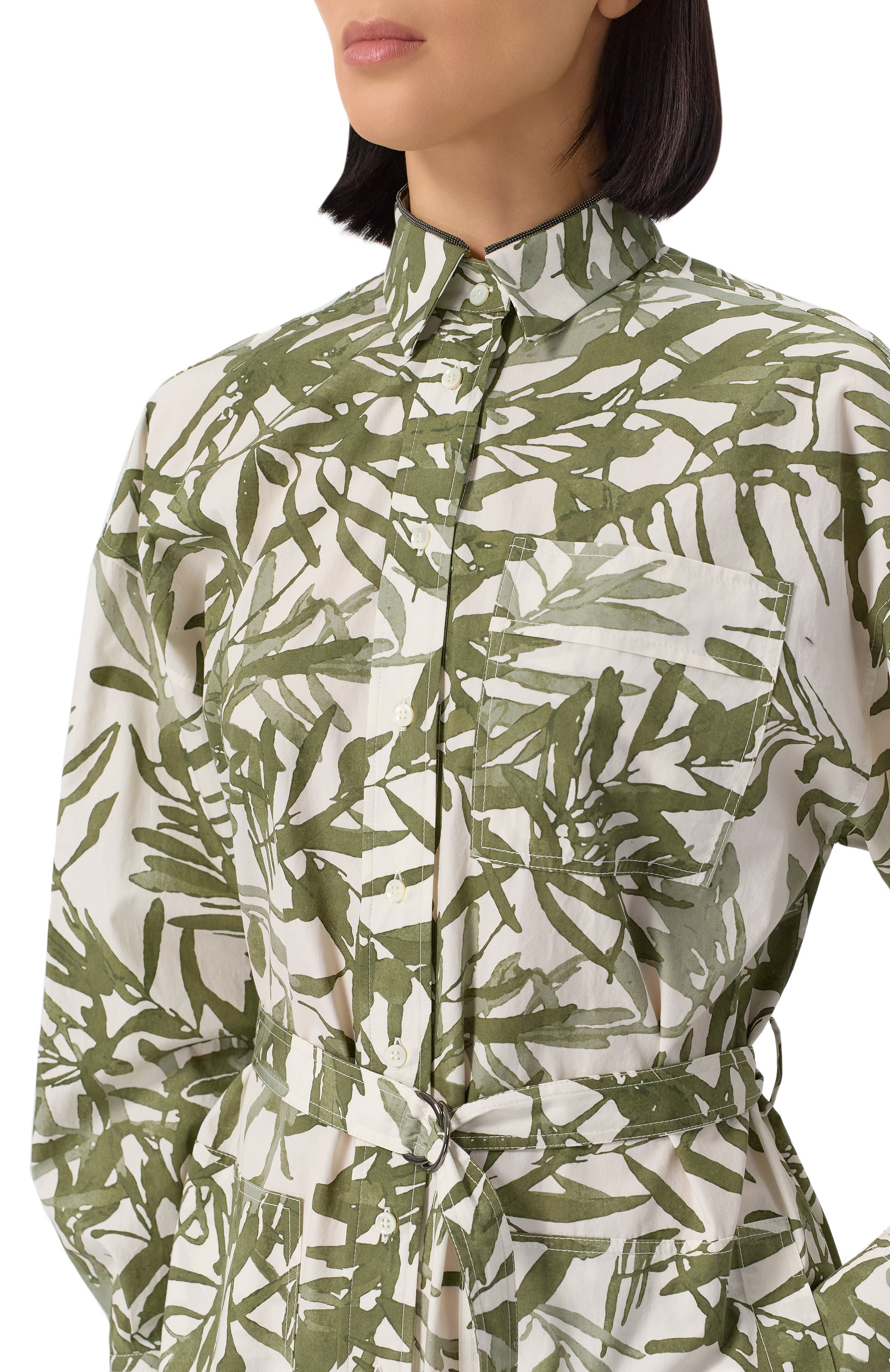 Хлопковое платье BRUNELLO CUCINELLI, арт. ML900ANL43, фото 5