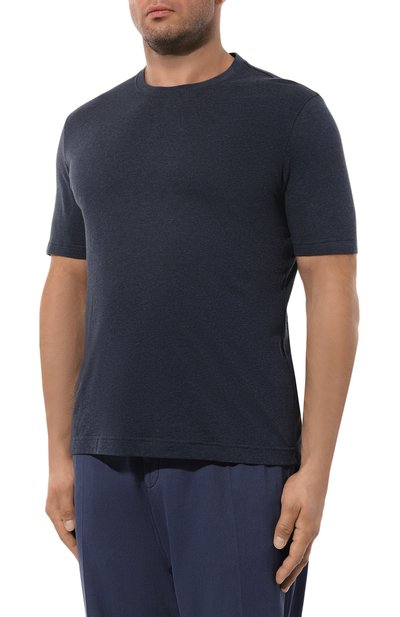 Футболка из хлопка и кашемира CAPOBIANCO, арт. 17M660.WS00./58, фото 3