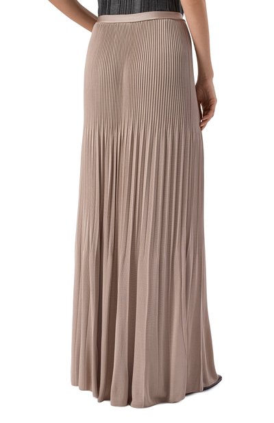 Юбка из вискозы GIORGIO ARMANI бежевого цвета по цене 244000 руб., арт. GW003196/AF24199, фото 4 Юбка из вискозы GIORGIO ARMANI, арт. GW003196/AF24199, фото 4