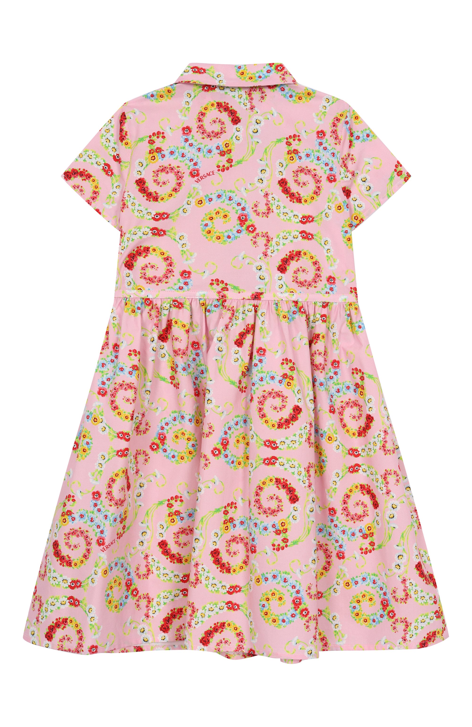 Хлопковое платье-рубашка VERSACE, арт. 1018142/1A13110/4A-6A, фото 2