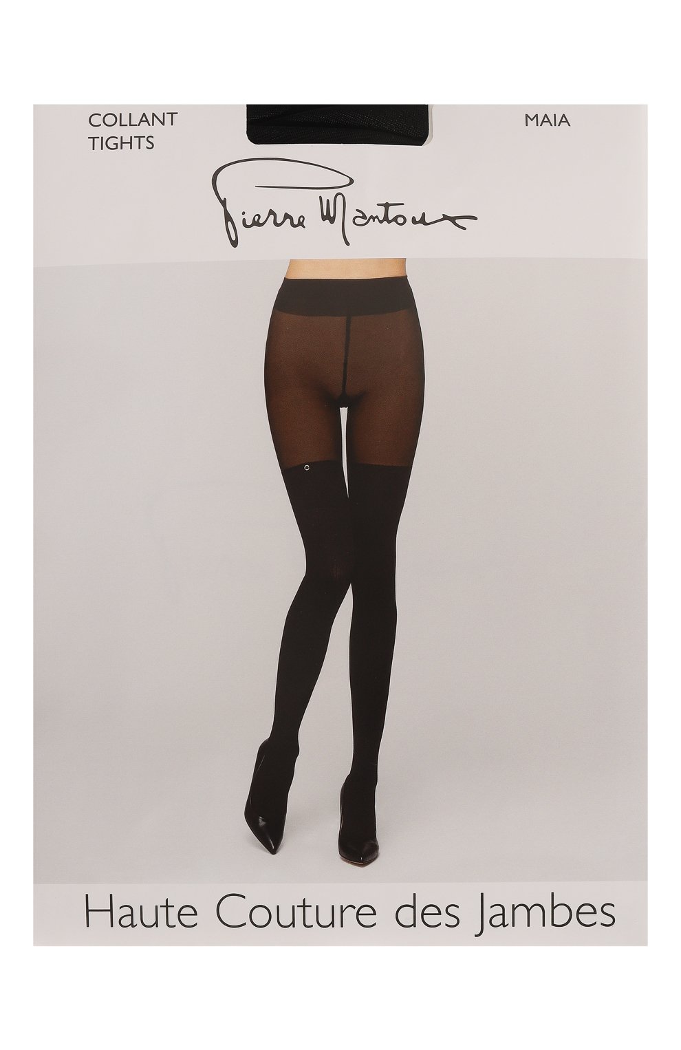 Колготки PIERRE MANTOUX черного цвета по цене 3760 руб., арт. 822223, фото 1 Колготки PIERRE MANTOUX, арт. 822223, фото 1
