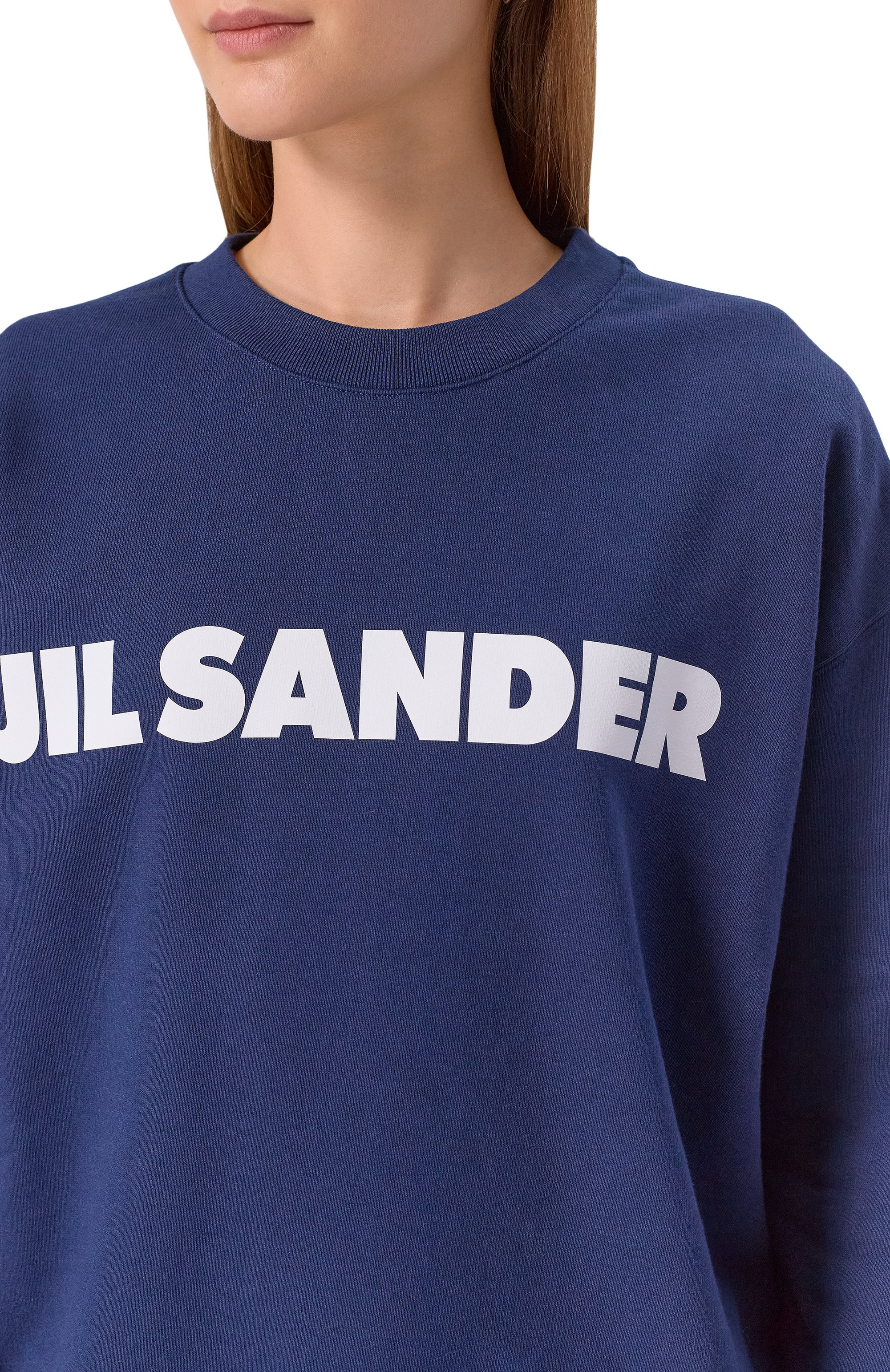 Хлопковый свитшот JIL SANDER, арт. J53GU0003/J20335, фото 5