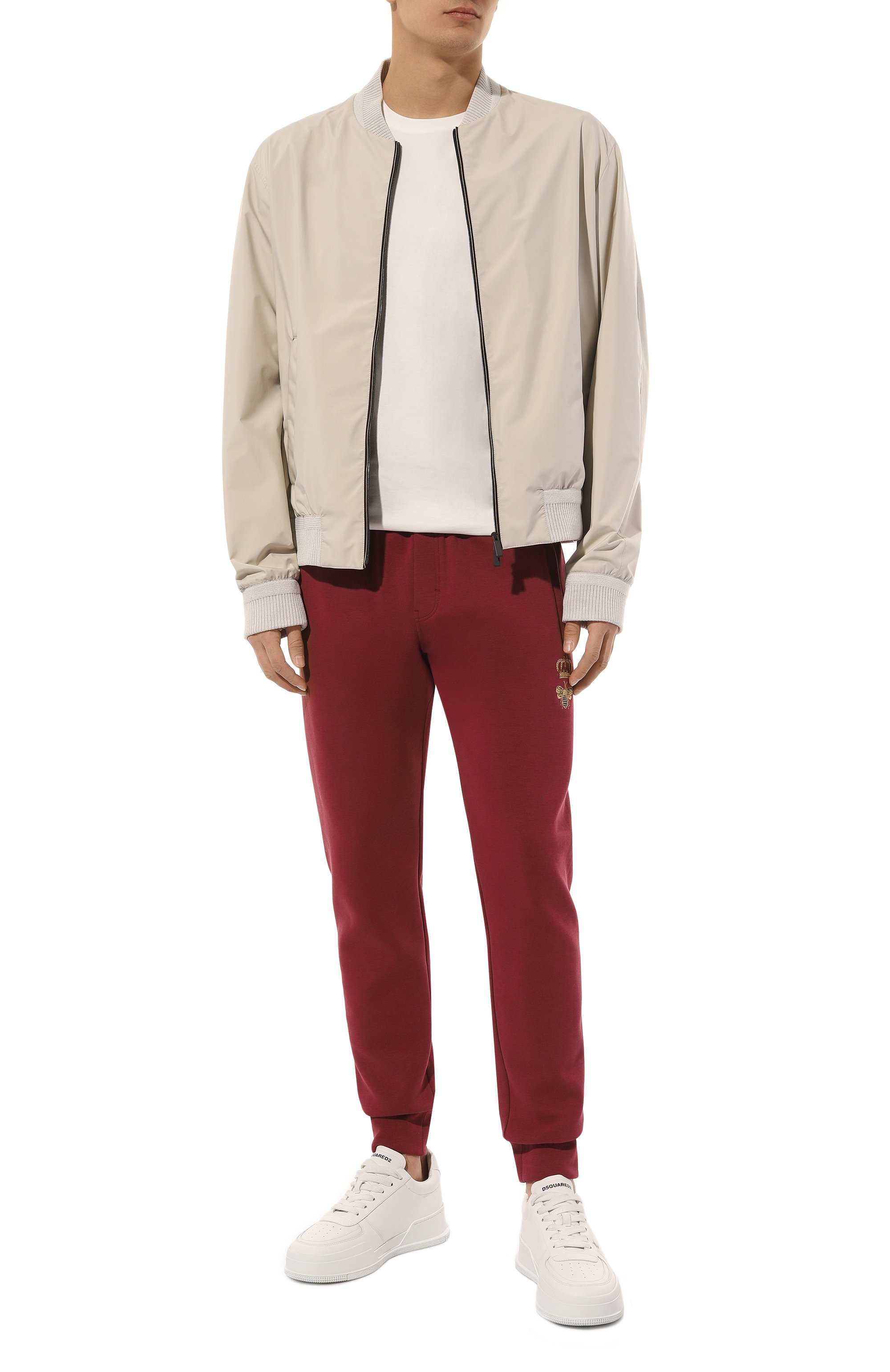 Хлопковые джоггеры DOLCE & GABBANA, арт. GVF7AZ/HU7H9, фото 2