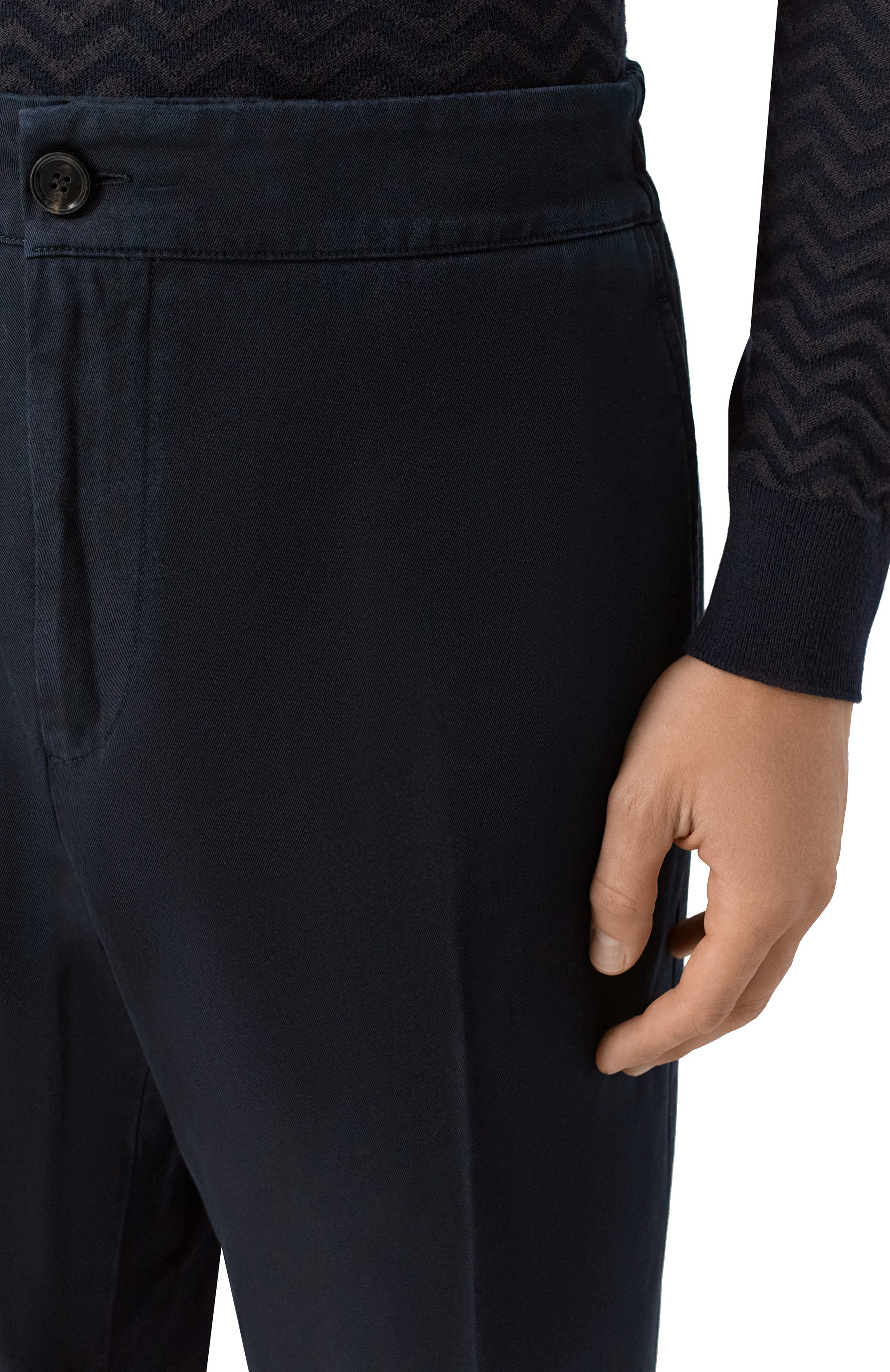 Хлопковые брюки BURBERRY, арт. 8110725, фото 5