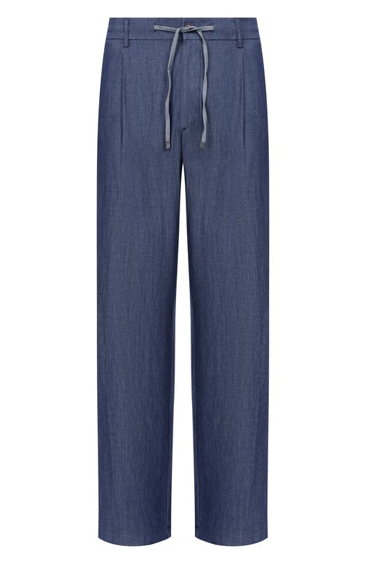 Хлопковые брюки Berwich SPIAGGIA 1P-GD/AL1717X Синий SPIAGGIA 1P-GD/AL1717X