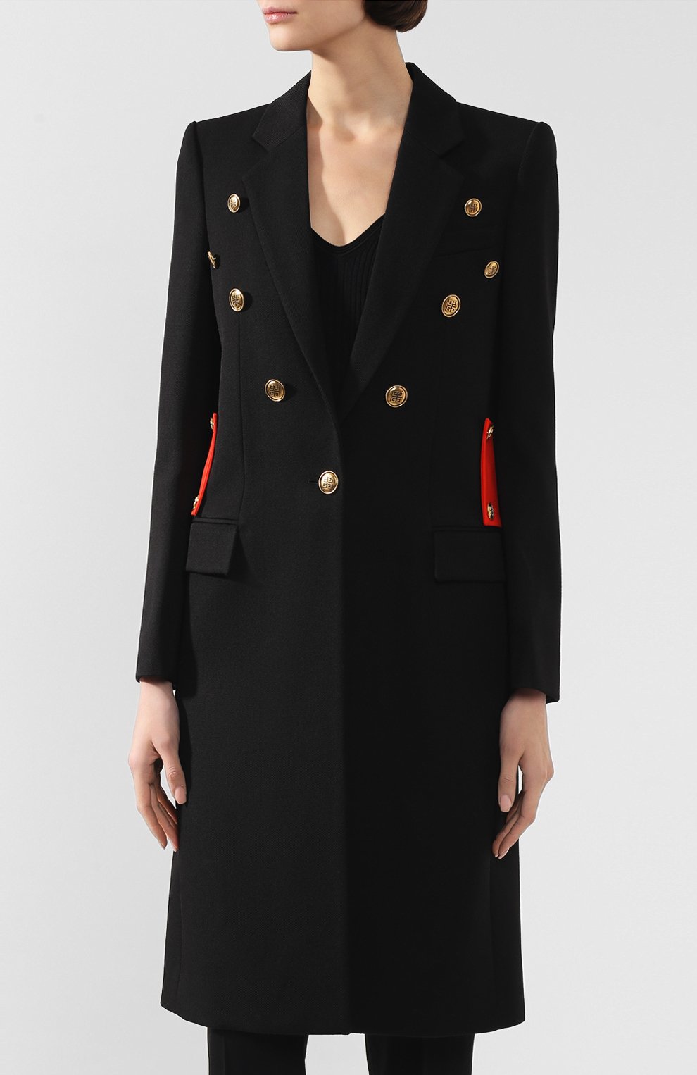 Шерстяное пальто GIVENCHY, арт. BWC05W12FC, фото 3