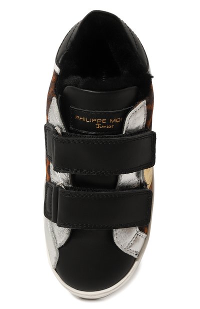 Кожаные кеды PHILIPPE MODEL JUNIOR, арт. 72701 VAR.1/18-27, фото 4