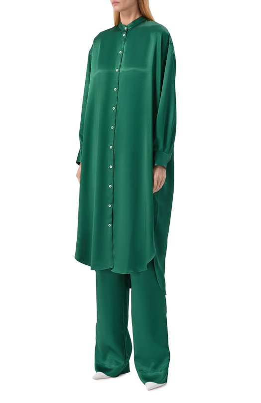 Атласный костюм Noble&Brulee NB12012026/03 Зелёный  NB12012026/03 Фото 2