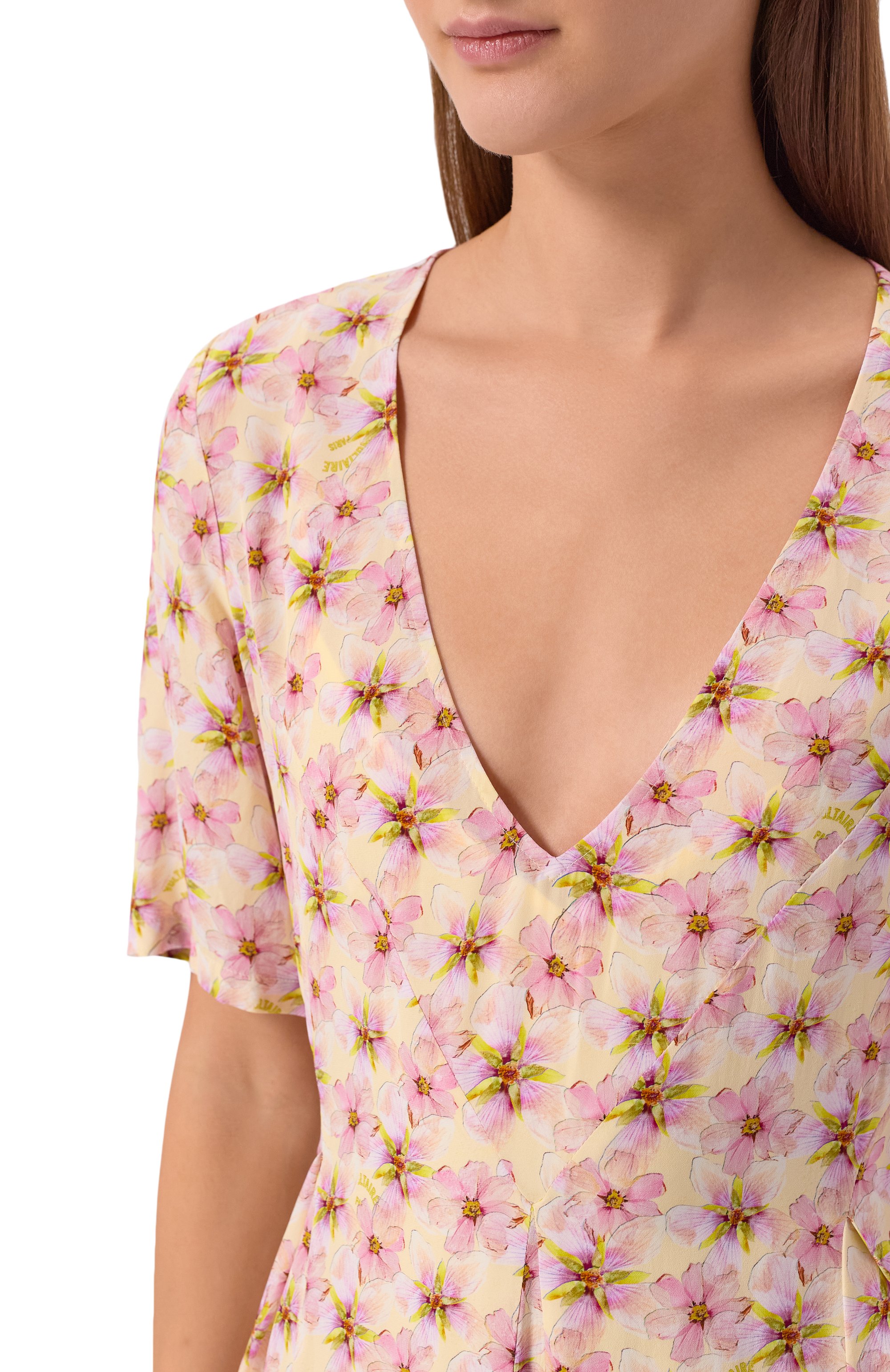 Платье из вискозы ZADIG AND VOLTAIRE, арт. WWDR02634, фото 4