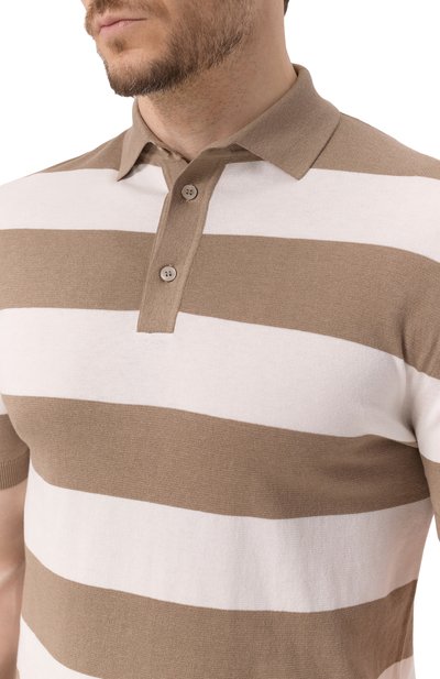 Поло из шелка и хлопка PAUL&SHARK, арт. 25411618, фото 5