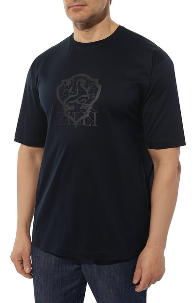 Хлопковая футболка ZILLI, арт. MBZ-NT560-TERM1/MC01/62-64, фото 3