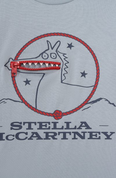 Хлопковая футболка STELLA MCCARTNEY, арт. TZ8P51, фото 3