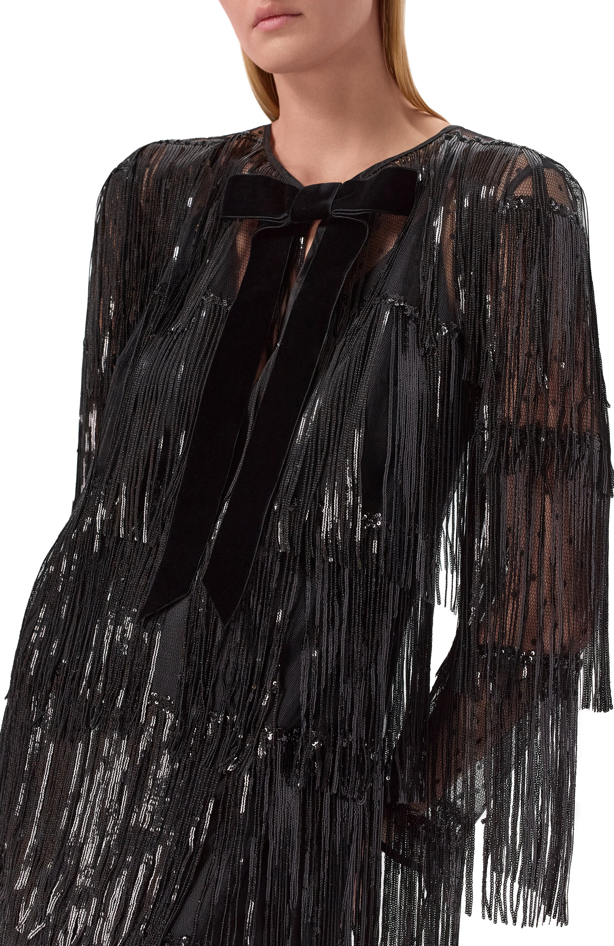 Платье с отделкой пайетками NINA RICCI, арт. 25ACR0048/PL0481, фото 4