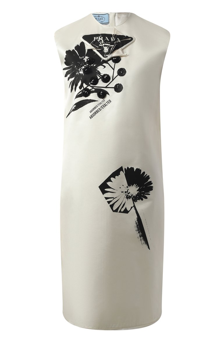 Атласное платье PRADA, арт. P3D89R-1YRH-F0N13, фото 1