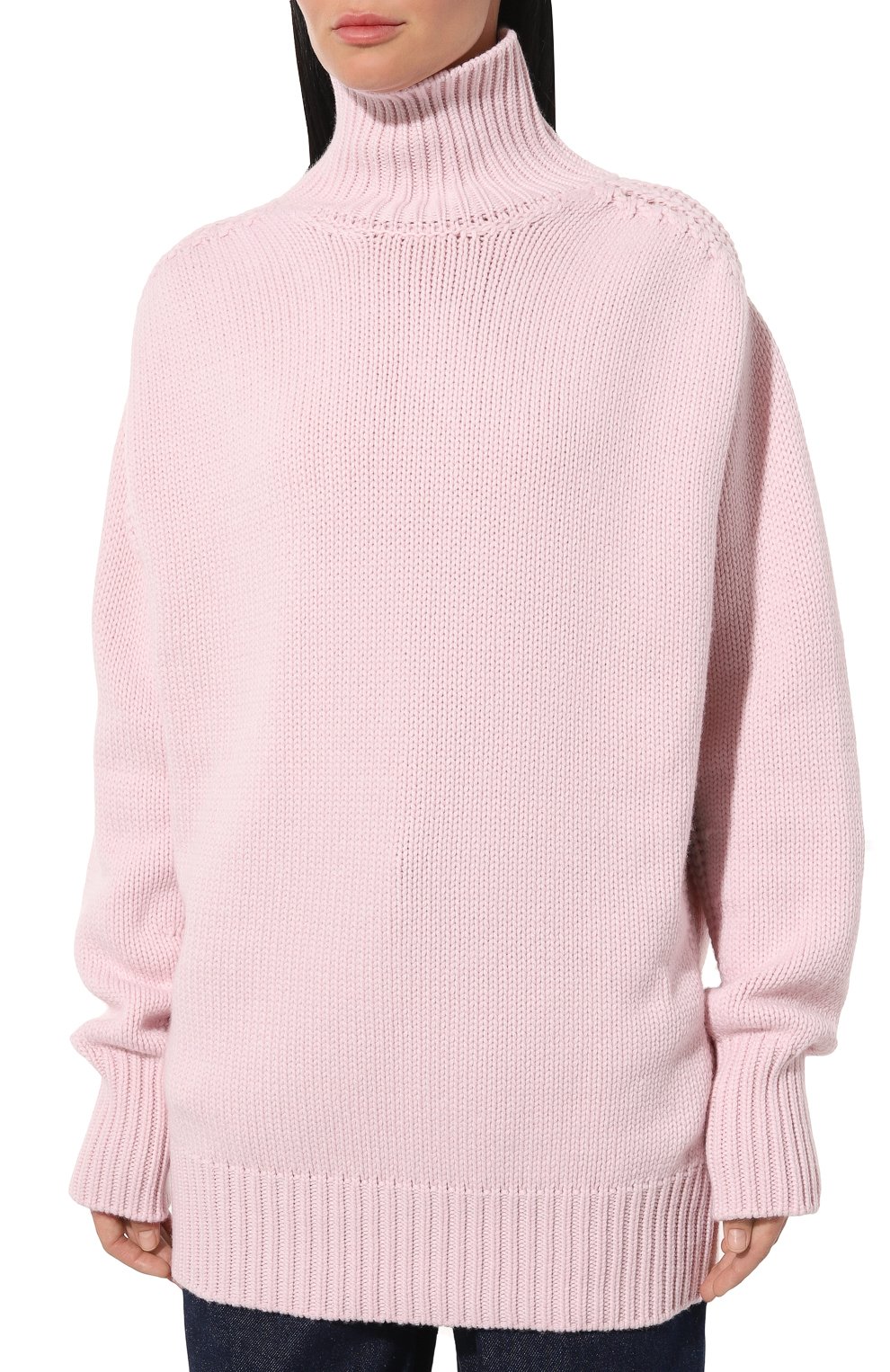 Кашемировый свитер SASUPHI светло-розового цвета по цене 237500 руб., арт. W24603/WS, фото 3 Кашемировый свитер SASUPHI, арт. W24603/WS, фото 3