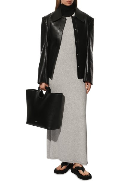 Платье из вискозы PERVERT серого цвета по цене 19600 руб., арт. PE22/DR06/62-31, фото 2 Платье из вискозы PERVERT, арт. PE22/DR06/62-31, фото 2