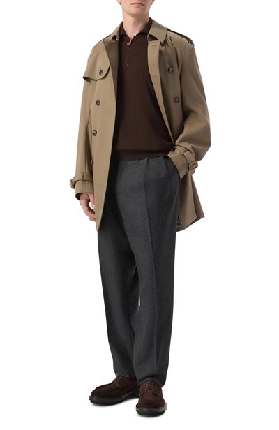 Мужские шерстяные брюки BRUNELLO CUCINELLI, арт. M038PS2440