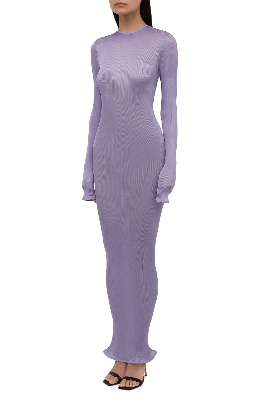 Шелковое платье GIVENCHY сиреневого цвета по цене 245000 руб., арт. BW218T30Q0, фото 3 Шелковое платье GIVENCHY, арт. BW218T30Q0, фото 3