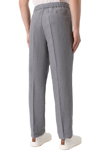 Льняные брюки BRUNELLO CUCINELLI, арт. MH249E1710, фото 4