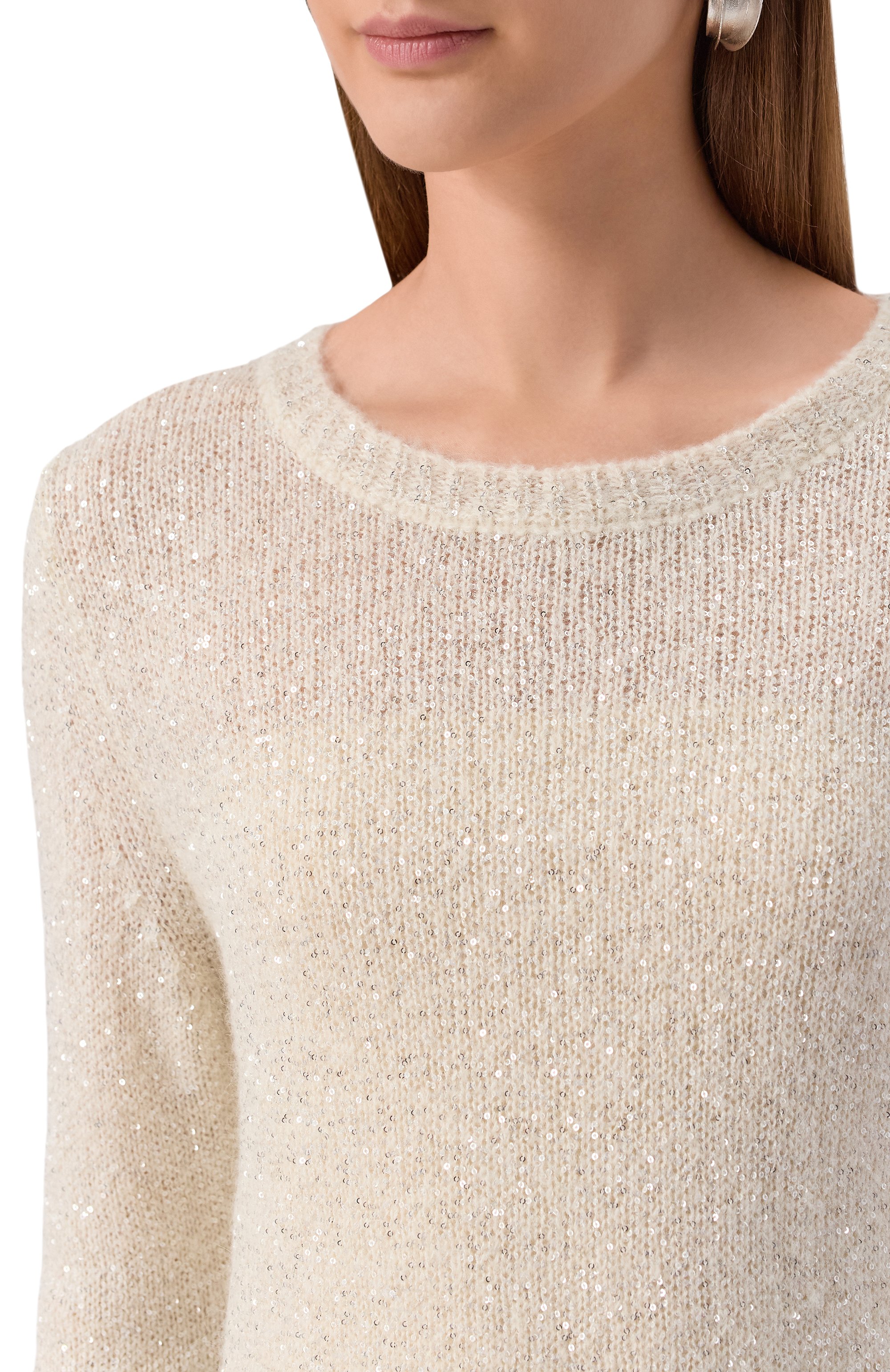 Пуловер с отделкой пайетками D.EXTERIOR, арт. 61297/A, фото 5