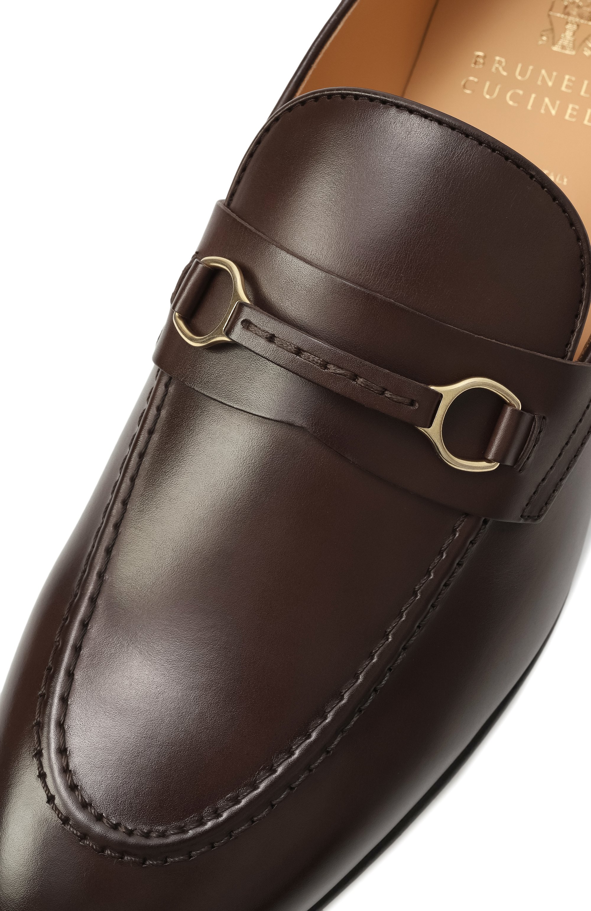 Кожаные лоферы BRUNELLO CUCINELLI, арт. MZUDIPG728, фото 7