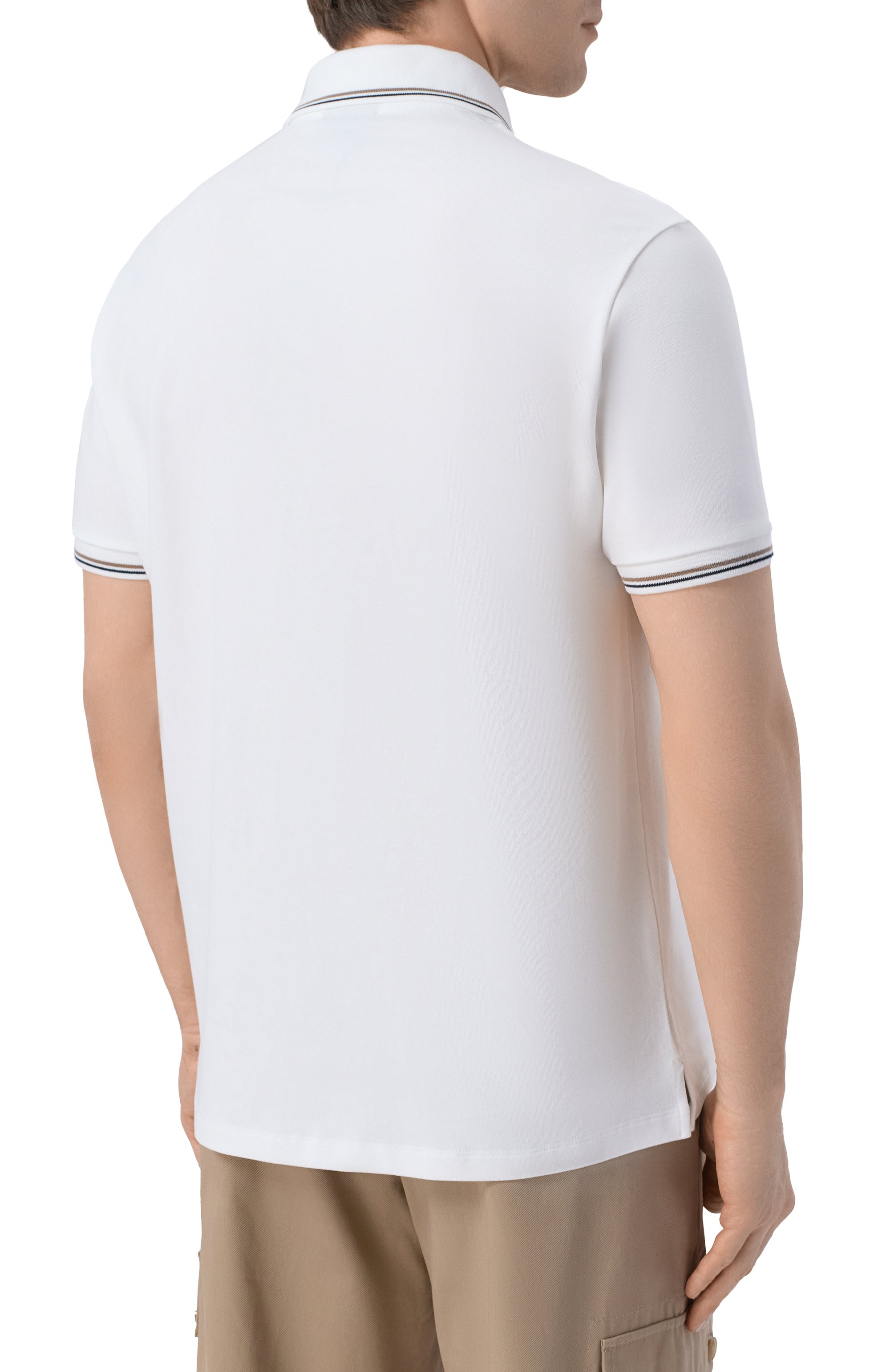 Хлопковое поло EMPORIO ARMANI, арт. EM004607/AF23090, фото 4