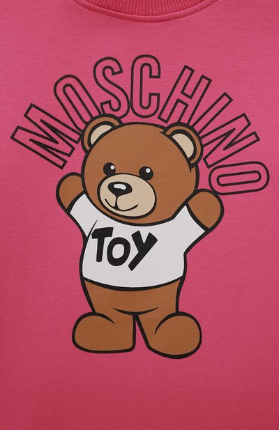 Хлопковое платье MOSCHINO, арт. H2V064/LDA17/4A-8A, фото 3