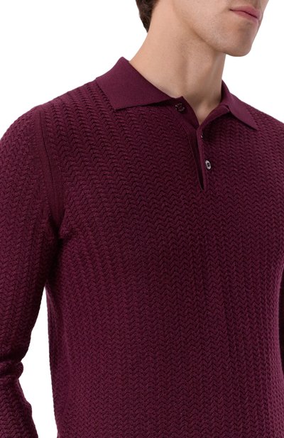 Поло из шерсти и шелка ZILLI, арт. KBP001M0230VZCAB0, фото 5
