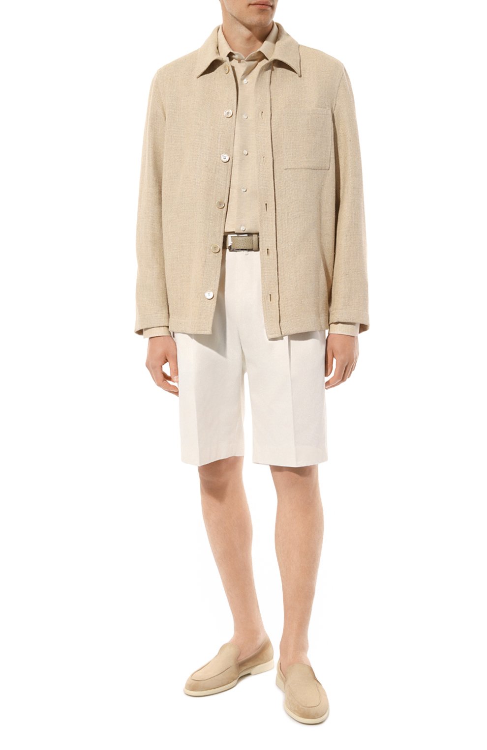 Рубашка изо льна и хлопка CANALI, арт. 7A1/GD03158, фото 2