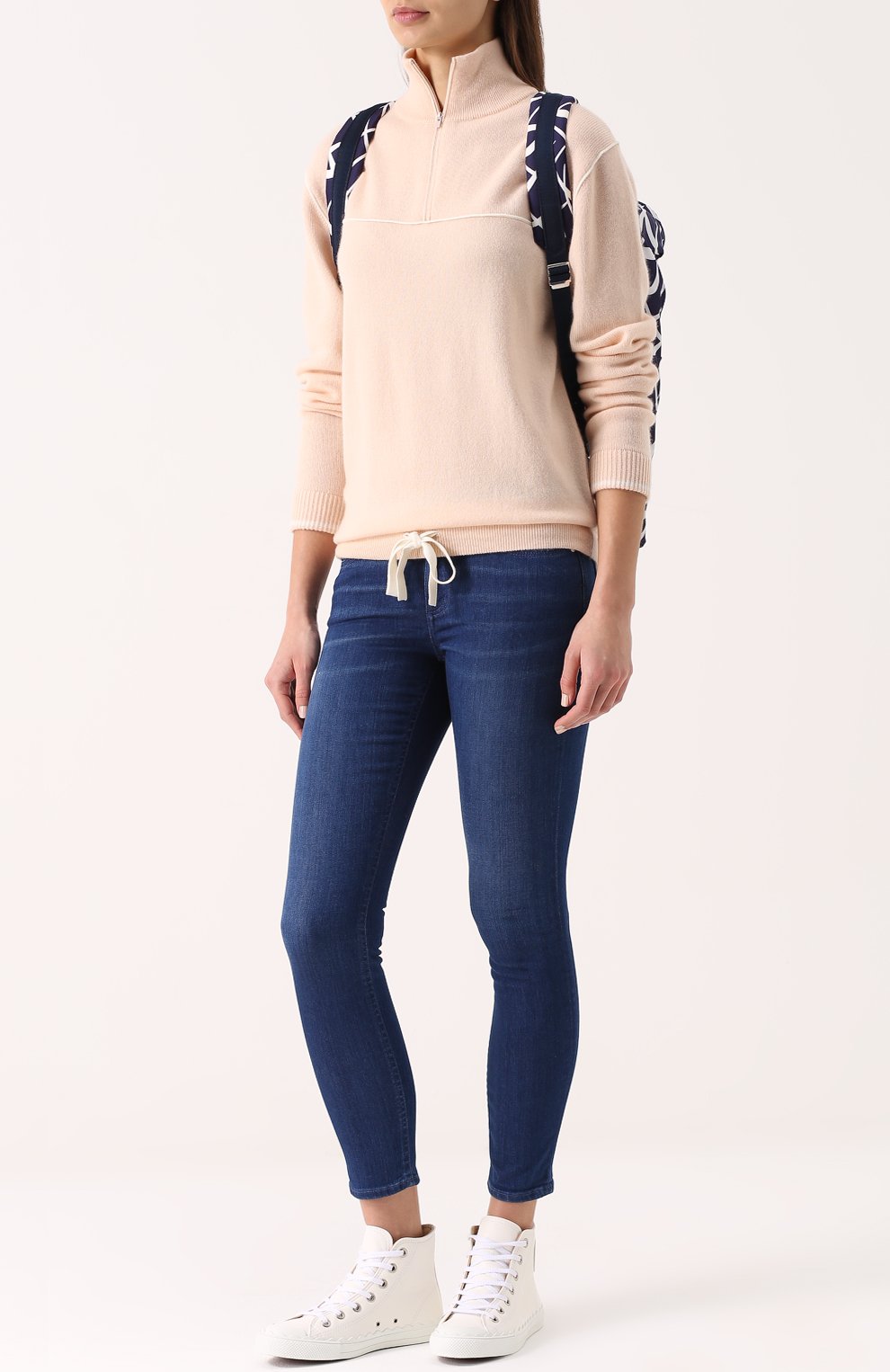 Высокие кожаные кеды lauren CHLOÉ, арт. CH27051/E84, фото 2