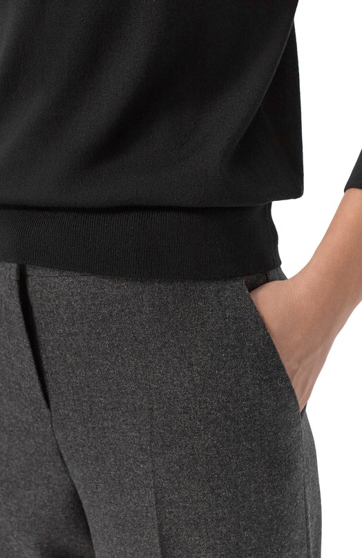 Кашемировый пуловер Loro Piana FAM9050 Чёрный  FAM9050 Фото 5