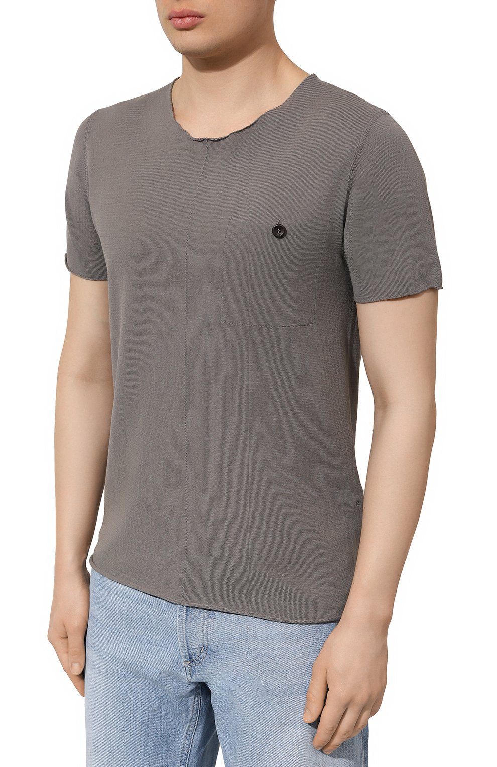 Хлопковая футболка HANNES ROETHER, арт. FY15R0RE.100, фото 3