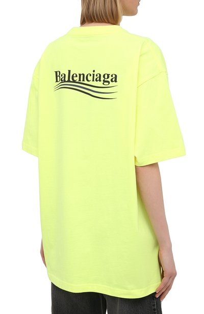 Хлопковая футболка BALENCIAGA, арт. 641655/TJVF7, фото 4